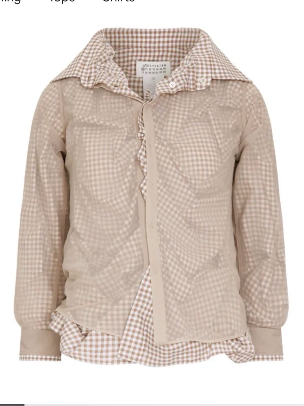 Maison Margiela  Checked Shirt